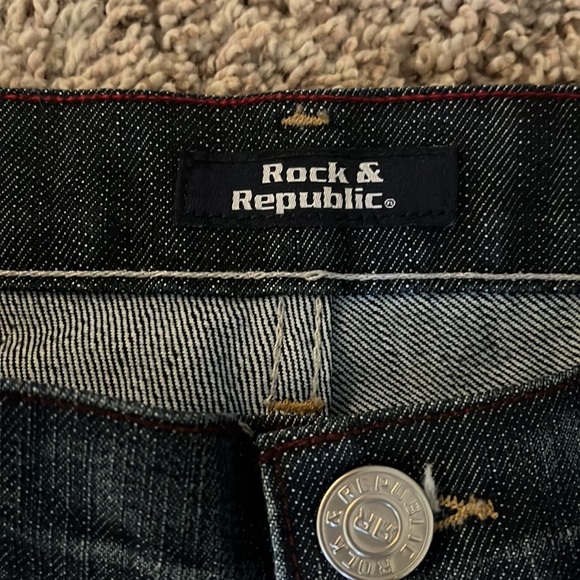 Rock & Republic size 26 cut off jeans to shorts - Picture 3 of 6